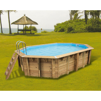 Piscine bois Ubbink Ocea 5,50 x 3,55 m