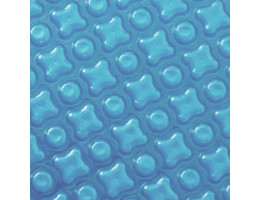 Bâche à bulles 500 microns Oxo transparente (Cristal bleuté) et bordée 4 côtés