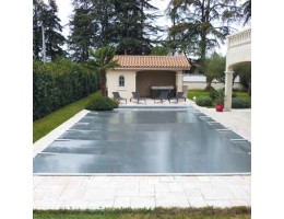 Bâche à barres Securit Pool Access carbone opaque