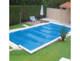 Bâche à barres piscine Securit Pool Excel + bleu opaque