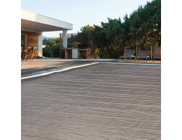 Bâche de protection Ivernéa pour volet de piscine - Coloris Gris