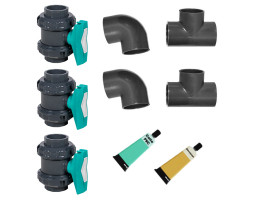 Kit by-pass Ø50 mm pour piscine