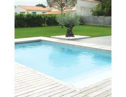 Liner de piscine 75/100ème uni (ici avec le coloris gris minéral)