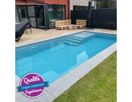 Piscine coque vinylester 8 x 3,80 x h1,50 m Divana by Belora