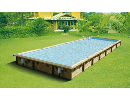 Piscine bois Ubbink Linea 11 x 5 x h1,40m