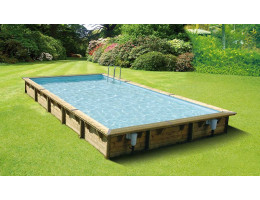 Piscine bois Ubbink Linea 8 x 5 x h1,40m