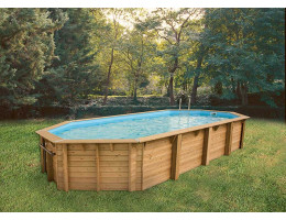 Piscine bois Ubbink Ocea 8,60 x 4,70 x h1,30m