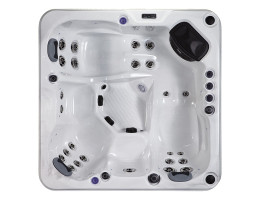 Spa 5 places Fidji avec ses 2 places allongées et ses 3 sièges