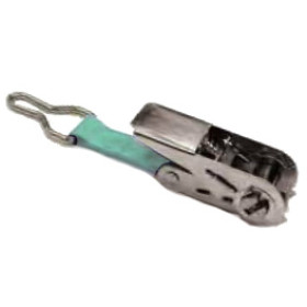 Cliquet inox avec anneau D (amande)