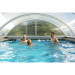 Abri de piscine télescopique bas Tenor 8,54 x 3,94 x h1,43m