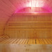 Éclairage LED à l'intérieur du sauna Gaïa Bella
