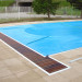Couverture de piscine Walulock Under - Coloris Bleu azur - Rails FLAT