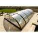 Abri de piscine télescopique bas 6,42 x 3,32 x h1,15 m Tenor