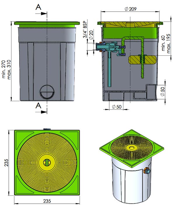 R&eacute;gulateur de niveau Astral