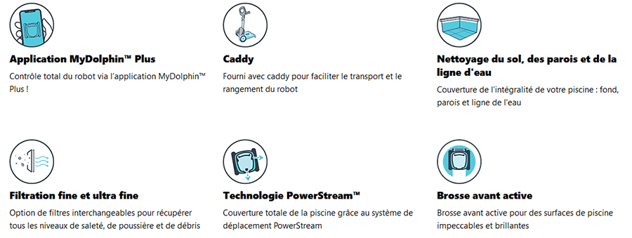Avantages du robot piscine Dolphin S300