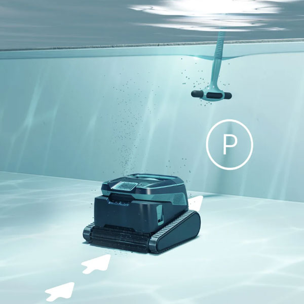 Sortie automatique du robot Dolphin Liberty 600 gr&acirc;ce &agrave; la fonction Click Up