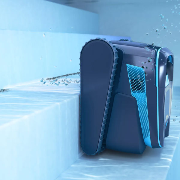 Nettoyage des marches par jet d'eau