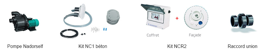 Kit nage à contre-courant Nadorself 200 mono Espa