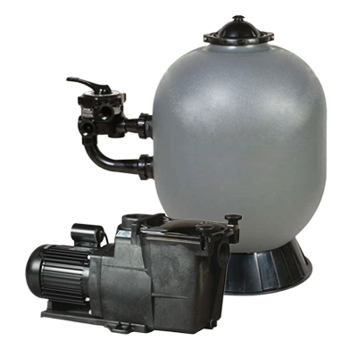 Pompe et filtre pour kit blocs &agrave; bancher polystyr&egrave;ne pour piscine