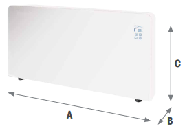 Dimensions du d&eacute;shumidificateur DPM Design