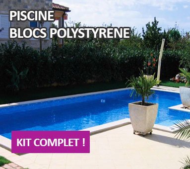 Kit piscine polystyrène à complet sur PiscineWebstore.com !