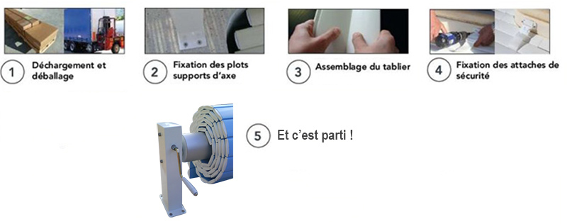 Installation du volet de piscine Vol&eacute;o en 5 &eacute;tapes faciles