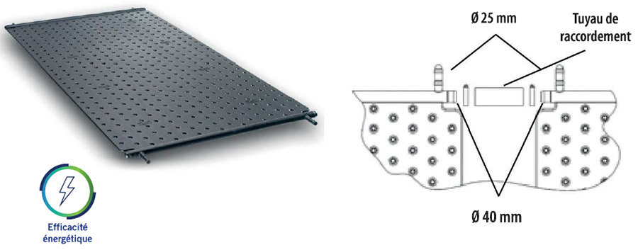 Capteur chauffage solaire Heliopool by Roth