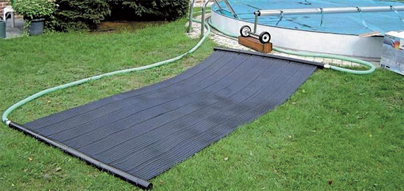 Chauffage solaire Astralpool avec pose sur gazon