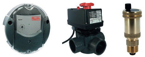 R&eacute;gulation pour chauffage solaire Roth