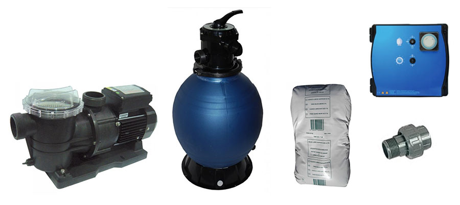 Kit de filtration de la piscine