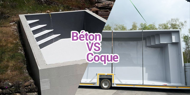 Piscine coque vs piscine béton : laquelle choisir ?