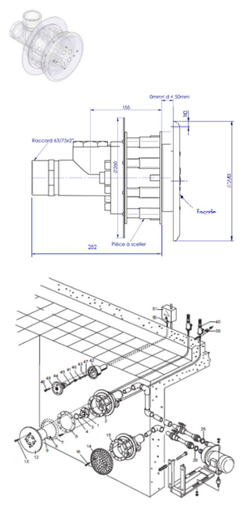 Sch&eacute;ma installation JetStream Lido