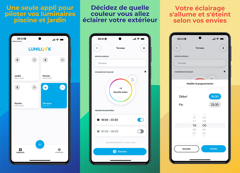 Fonctionnalit&eacute;s du module Lumilink Seamaid