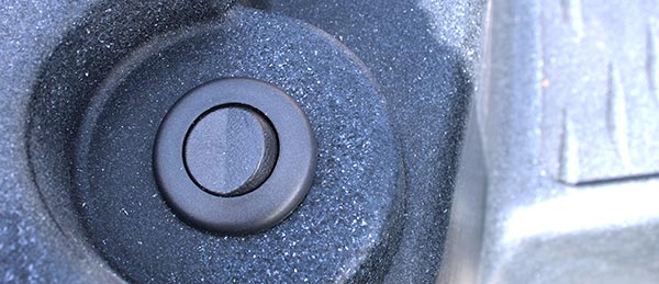 Bouton de contr&ocirc;le du d&eacute;bit d'air