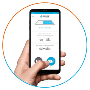 Option pilotage via smartphone